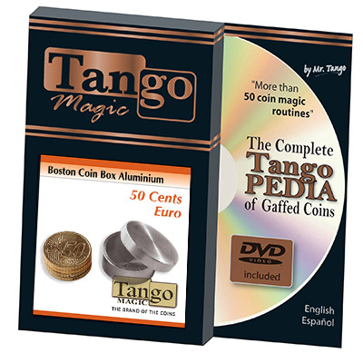 Boston Coin Box (50 cent Euro Aluminum w/DVD) (A0005) by Tango -