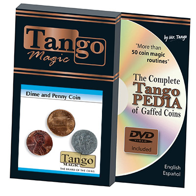 Dime and Penny trick (w/DVD)(D0048) by Tango - Trick