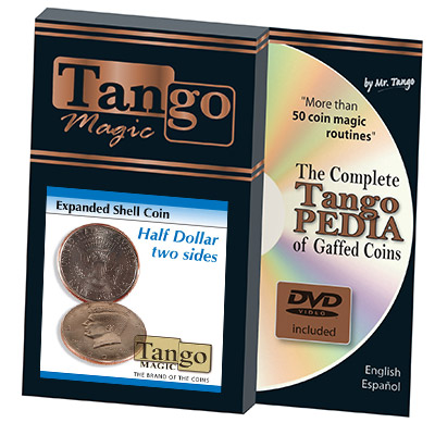 Expanded Shell Half Dollar (Two Sided w/DVD)D0006 by Tango - Tri