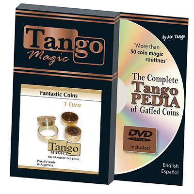 Fantastic Coins (1 Euro w/DVD) by Tango - Trick (B0015) - Click Image to Close