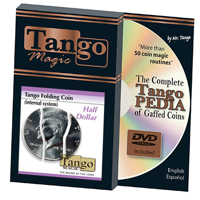 Folding Coin Half Dollar (Internal System w/DVD)D0022 - Tango