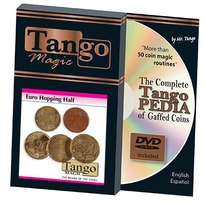 Hopping Half Euro (w/DVD)(E0031)by Tango - Trick