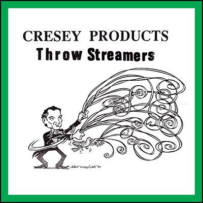 Throw Streamers (GREEN) by Cresey - Trick