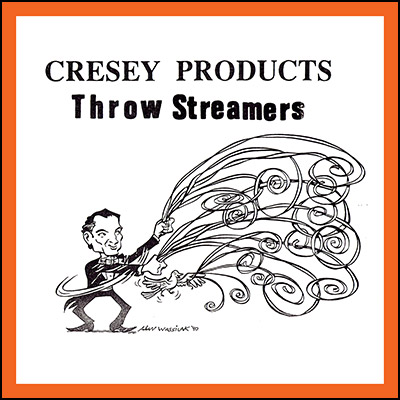 Throw Streamers (ORANGE) by Cresey - Trick