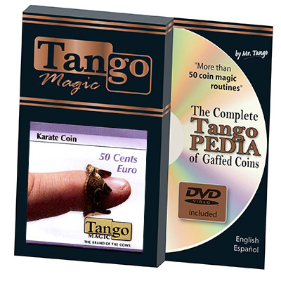 Karate Coin 50 Cents Euro (w/DVD) by Tango Magic - Trick (E0060)
