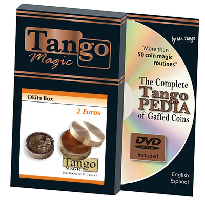Okito Box 2 Euro (w/DVD)(B0004)by Tango Magic - Trick