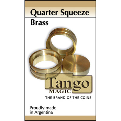 Quarter Squeeze Brass (w/DVD) by Tango - Trick (B0012)