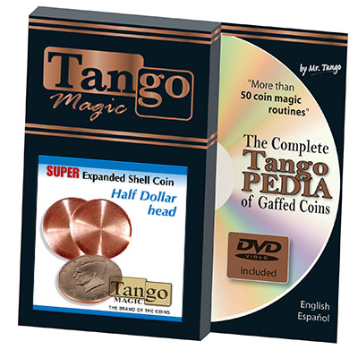 Super Expanded Shell Half Dollar head (w/DVD) by Tango -Trick (D
