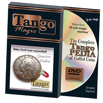 Shim Shell Quarter Dollar (w/DVD) by Tango - Trick (D0084)