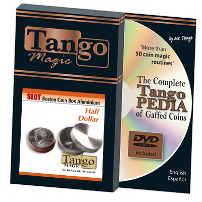 Slot Boston Box Half Dollar Aluminum (w/DVD) by Tango - Trick (A