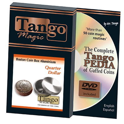 Slot Boston Box Quarter Aluminum (w/DVD) by Tango - Trick (A0018