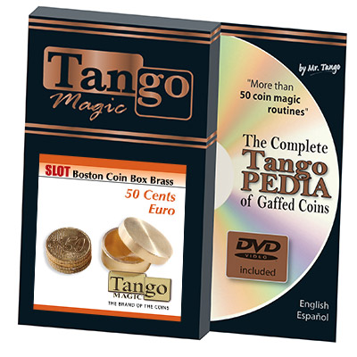 Slot Boston Box Brass 50 cent Euro (w/DVD) by Tango -Trick (B002