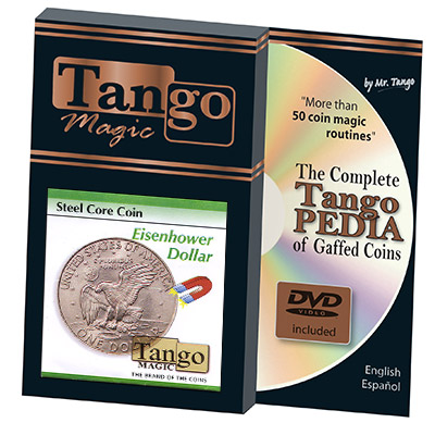 Steel Core Coin Eisenhower US Dollar (w/DVD)(D0028) by Tango -Tr