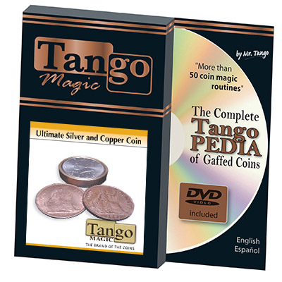 Ultimate Copper Silver (w/DVD) by Tango Magic -Trick (D0061)