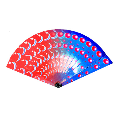 Color Changing Fan (Peacock) 10" by Uday - Trick