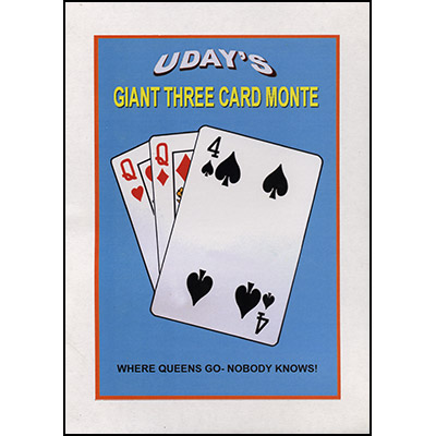 Giant Three (3) Card Monte by Uday - Trick