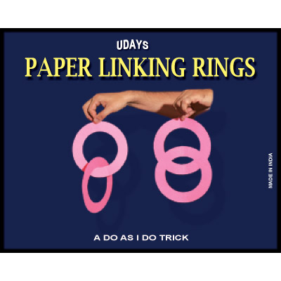 Linking Paper Rings (Deluxe)by Uday - Trick