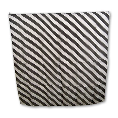 Zebra Silk 24" Black & White by Uday - Trick