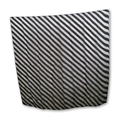 Zebra Silk 36" black & white by Uday - Trick