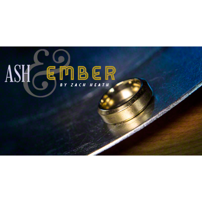 Ash and Ember Gold Beveled Size 10 (2 Rings) by Zach Heath - Tr