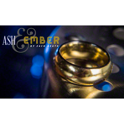 Ash and Ember Gold Curved Size 11 (2 Rings) by Zach Heath - Tri