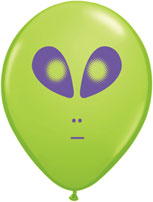 Qualatex 5” Alien Heads (100)