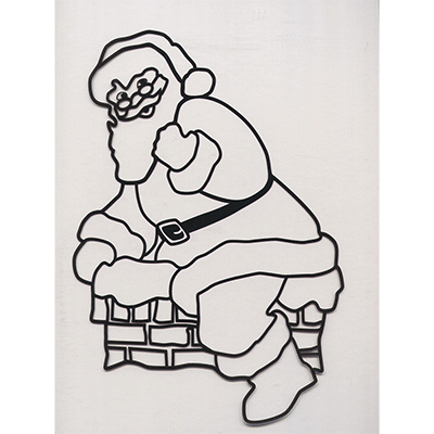 Instant Art insert (Santa in Chimney)by Ickle Pickle Magic - Tri