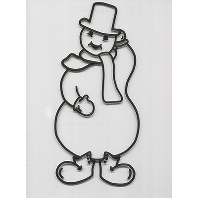 Instant Art insert (Snowman)by Ickle Pickle Magic - Trick