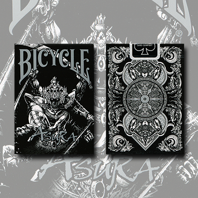Bicycle Asura Deck (Black) by Card Experiment - Trick