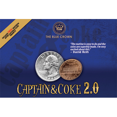 Captain & Coke 2.0 (Magnetic Coins and DVD) by The Blue Crown -
