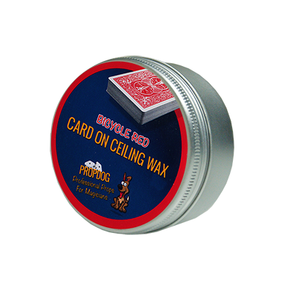 Card on Ceiling Wax 50g (red) by David Bonsall - Trick