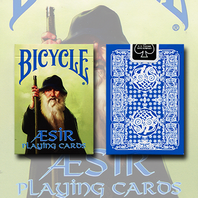 Bicycle Blue AEsir Viking Gods Deck (Blue) by US Playing Card Co