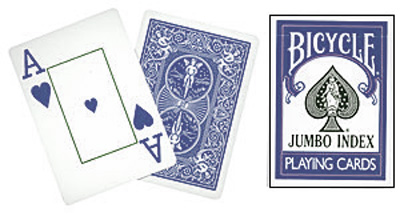 Cards Bicy. Jumbo Index (Blue) Cards Bicy. Jumbo Index (Blue)