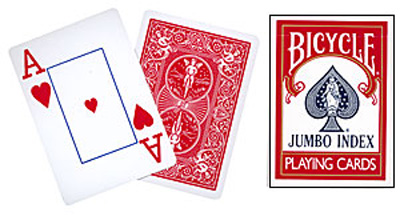 Cards Bicy. Jumbo Index (Red) Cards Bicy. Jumbo Index (Red)