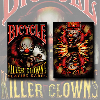 Bicycle Killer Clowns Playing Cards by Collectable Playing Cards