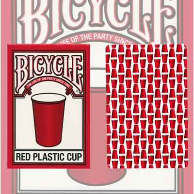 Bicycle Red Plastic Cup Deck by US Playing Card Co. - Trick Bicycle Red Plastic Cup Deck by US Playing Card Co. - Trick