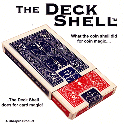 Deck Shell (Blue) with DVD by Chazpro Magic & Collectibles - Tri