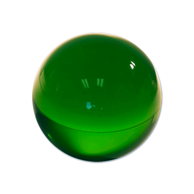 Contact Juggling Ball (Acrylic, FOREST GREEN, 70mm) - Trick