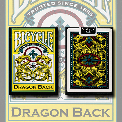 Bicycle Dragon Yellow by Gamblers Warehouse - Trick Bicycle Dragon Yellow by Gamblers Warehouse - Trick