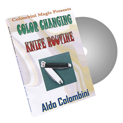 Color Changing Knife Routine by Wild-Colombini Magic - DVD