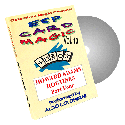ESP Card Magic (Howard Adams) Vol. 10 by Aldo Colombini - DVD- D
