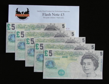 Flash £5 Notes