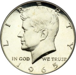 Kennedy Half Dollar Split Coin