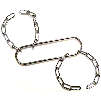 Houdini Handcuffs (Chrome) by Vincenzo DiFatta - Tricks