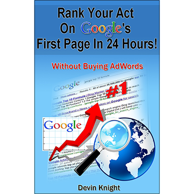 How To Rank Your Act on Google by Devin Knight - Book