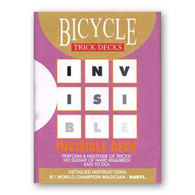 Invisible Deck Bicycle Mandolin (Blue) - Trick