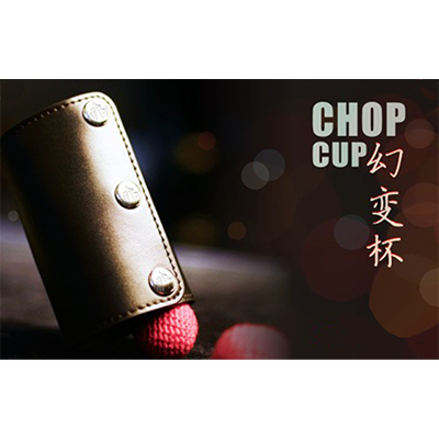Leather Chop Cup (with Balls) - Trick