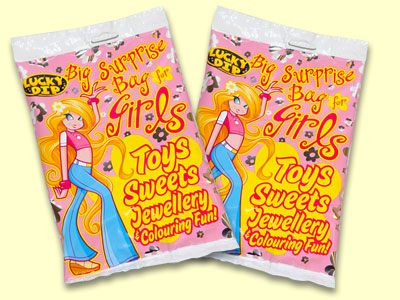 24x lucky dip bags for girls