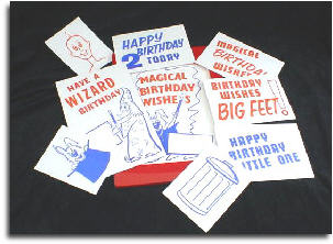 Magic Birthday Card Printing Spare Cards