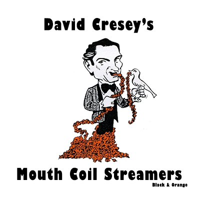 Mouth Coil 46 ft (black/orange) by David Cresey - Trick
